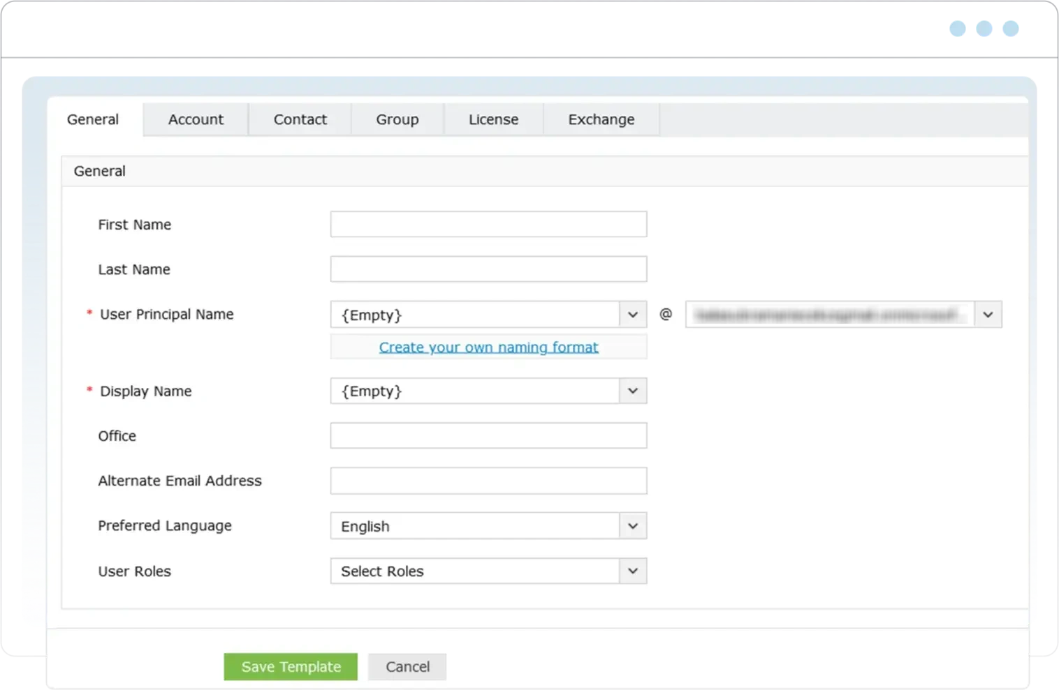 The management actions in M365 Manager Plus used to streamline and simplify tasks such as Microsoft 365 user creation.